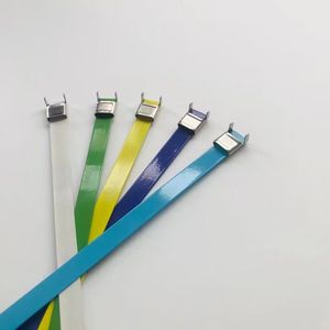 Attache-câble en acier inoxydable de haute qualité, fabriquée en Chine, avec revêtement époxy, attache-câble à aile pour la gestion des câbles - Product Image 5