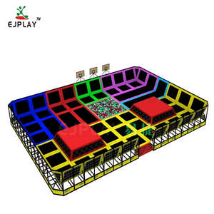 2025 Vente Chaude Intérieur En Plastique <span class=keywords><strong>Bleu</strong></span> <span class=keywords><strong>Trampoline</strong></span> Grand Jouet Pour Enfants À Prix Économique - Product Image 2