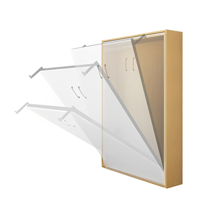 Verstecktes Platzsparendes Eisen-Hardware-Set Weiß Modern Langlebiger Vertikaler Klappbarer Mechanismus Murphy-Wandbett - Product Image 2