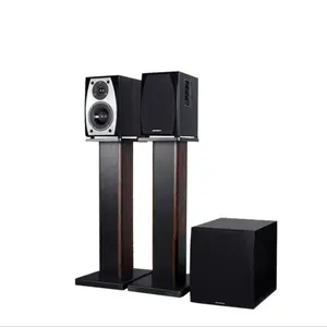 Vofull 2.0 home theatre system wooden active bookshelf floor-standing speakers