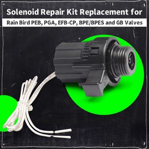 Kit de Reparación de Solenoide Erchon 236239 para Reemplazo de Válvula de Sistema de Riego, Plástico Negro con Cables - Product Image 2