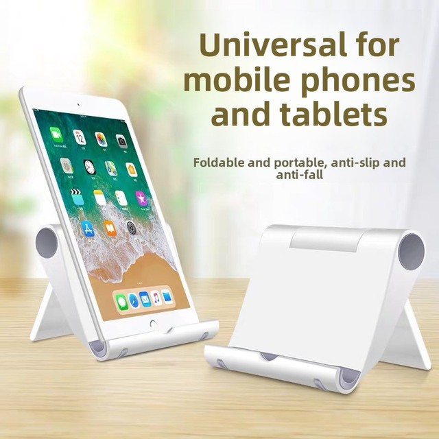 Factory-direct Plastic Mobile Phone Holder Bedside/desktop Tablet Stand Live Streaming Multi-functional Compact Universal