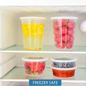8 16 32 Oz Takeaway Deli Cup Box Food Storage Pp Plastic <b>Microwaveable</b> Round Container With <b>Lid</b> - Product Image 6