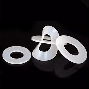 Joint en caoutchouc de silicone haute température, acier inoxydable, aluminium, <span class=keywords><strong>rondelle</strong></span> plate <span class=keywords><strong>pour</strong></span> étanchéité, taille personnalisée 50 mm, <span class=keywords><strong>rondelle</strong></span> isolante - Product Image 2