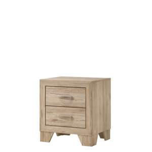 DB Miquell Smart Modern Luxury Nightstand Natural Finish Wooden and Marble <b>Bedroom</b> <b>Furniture</b> for Home and Hospital Use - Product Image 3