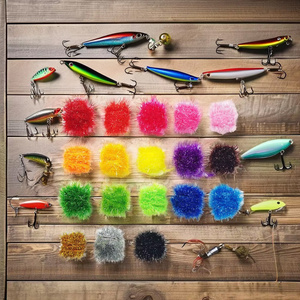 TOPIND 10mm 2m/Cartes en nylon multicolore clinquant cristal Flash <span class=keywords><strong>ligne</strong></span> pêche à la mouche attachant pour <span class=keywords><strong>nymphe</strong></span> insectes Scud pour ruisseaux lacs - Product Image 4