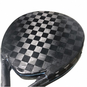 Pagaie de Tennis de plage OEM, <span class=keywords><strong>Surface</strong></span> en Fiber de carbone avec noyau à mémoire EVA mousse flexible - Product Image 3