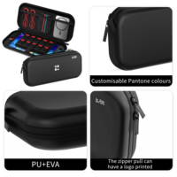 Étui de transport en PU personnalisé avec logo d'usine pour Nintendo Switch 2, sac de rangement rigide en EVA antichoc pour accessoires Switch 2