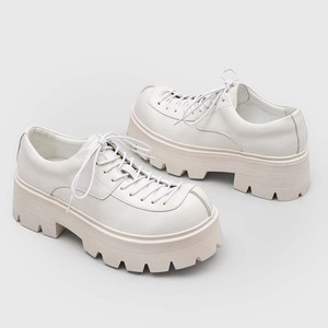 Chaussures Derby à lacets pour hommes 2026, à semelle épaisse, rehaussantes, noires, tendance, décontractées, style niche, grandes tailles - Product Image 1