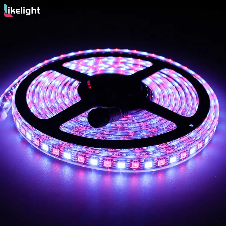 Bán buôn likelight 100Led/M DC12V ws2815 không thấm nước RGB pixel cá nhân địa chỉ LED Strip ánh sáng