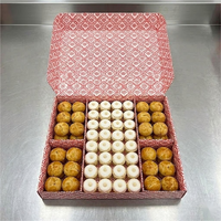 Cajas de Papel Biodegradables Personalizadas para Crepas, Conos, Snacks para Llevar, Waffles, Churros, Donuts, con Bandeja para Salsas