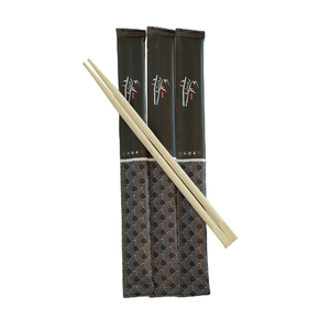 Palillos gemelos únicos de eliminación de bambú natural Palitos de sushi personalizados Hashi - Product Image 4