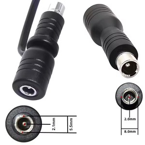 Adattatore convertitore da DC <span class=keywords><strong>8020</strong></span> 8.0mm x 2.0mm maschio a 5.5mm x 2.1mm femmina per pannello solare, camper, stazione di alimentazione portatile, generatore solare - Product Image 2