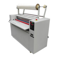 Nouvelle machine à plastifier électrique HY 950 mm semi-automatique 1800 W 0-7 m/min pour la protection de surface après le post-traitement des boîtes