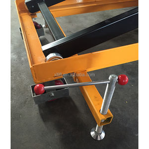 미니 3m 4m <span class=keywords><strong>5m</strong></span> 가위 리프트 플랫폼 300kg 자체 추진 상승 작업 플랫폼 배터리 드라이브 소형 리프터 로딩 독 리프트 - Product Image 6