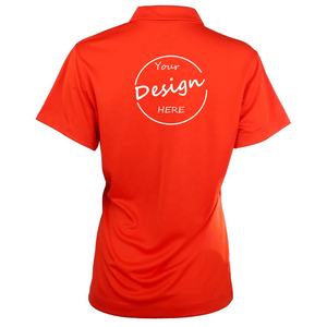 Camiseta personalizada de alta calidad al por mayor, camiseta Polo en blanco con logotipo bordado impreso, camiseta Polo informal de moda para mujer - Product Image 2