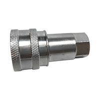 Raccord rapide hydraulique 1/2 pouce, valve de déconnexion rapide médicale, raccord anti-débordement en acier inoxydable, connecteur rapide