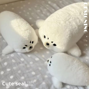 Lindos Peluches de Foca <span class=keywords><strong>Momo</strong></span> - Adorable Almohada Infantil de Animales Marinos - Regalo Navideño - Decoración del Hogar - Product Image 3