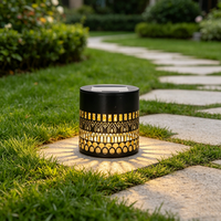 Lanterne solaire murale de style vintage, lampe de jardin, coque en métal, IP65, étanche, lumière solaire décorative pour cour et jardin