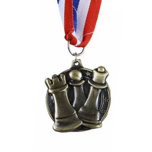 Médailles de sport personnalisées <span class=keywords><strong>en</strong></span> alliage de zinc, médailles d'honneur russes Lavigifts, médailles de jeu d'échecs vierges miraculeuses avec ruban - Product Image 2