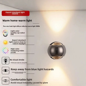 Lámpara de <span class=keywords><strong>pared</strong></span> de aluminio de Arte de lujo, lámpara de <span class=keywords><strong>pared</strong></span> de decoración de vidrio para sala de Estar, comedor, dormitorio, pasillo, escalera, candelabro de decoración del hogar - Product Image 4