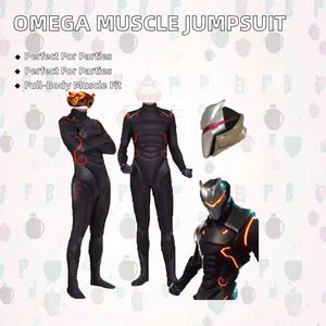 Traje de Cuerpo Entero Musculoso de Omega para Adultos, <span class=keywords><strong>Disfraz</strong></span> de <span class=keywords><strong>Halloween</strong></span> con Top, Inspirado en Películas y Series de Televisión - Product Image 2