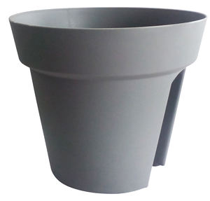 Pot de fleurs suspendu décoratif en plastique pour <span class=keywords><strong>balcon</strong></span>, balustrade ou clôture - Product Image 2