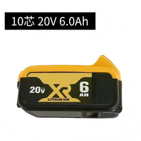 Tương thích với pin DEWALT 20V DCB200 DCB180, bộ sạc dụng cụ điện 18V pin Lithium, sản xuất tại Trung Quốc