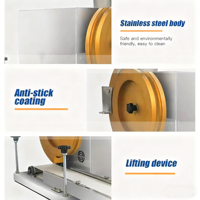 Machine extrudeuse automatique commerciale de découpe de boules de taro, en acier inoxydable de qualité alimentaire, haute capacité, pour la division de pâte