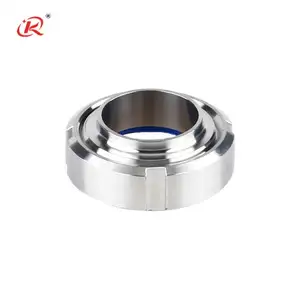 KQ SMS ss304 ss316l stainless steel pipe fitting union with ferrule and nut and liner