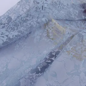 중국 도매 화이트 예쁜 메쉬 자수 레이스 브로케이드 자카드 패브릭 웨딩 드레스 만들기