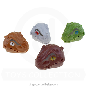 Venta al por mayor de coches de juguete de dinosaurio de plástico JO con mecanismo de retroceso, divertidos para morder el dedo, para niños, empaque en cápsula de 5 cm - Product Image 5