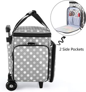 Échantillon gratuit 2025 Sac de transport pour machine à coudre et à broder, sac fourre-tout universel avec coussin amovible - Product Image 3