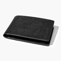 Dompet Terbuka untuk Pria Desain Bahan Kulit Kork Ramah Lingkungan Penyimpan Kartu Depan Terbuka Digunakan untuk Dibawa di Kanto