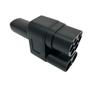 Adaptateur de charge rapide CCS2 vers Nacs 2 AC DC en 1, 250A 1000V 400A, convertisseur EU vers Tesla, prise de charge EV pour station DC