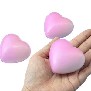5.5*6 UV Color-Changing Heart TPR Squishy Toy Flour Filled Slow <b>Rebound</b> Stress Relief Squeeze Toy for Girls - Product Image 1