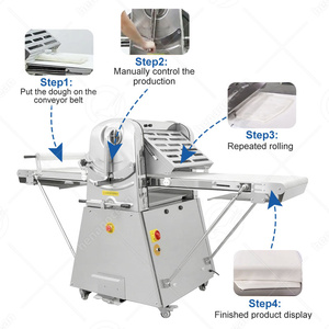 Machine à laminer automatique OCEAN pour pâte à pizza, baklava, pâte <span class=keywords><strong>feuilletée</strong></span>, machine à laminer commerciale pour pâtisserie - Product Image 3