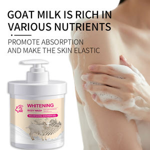 OEM Natural Moisturizing Collagen Silky Skin Goat Milk Body Wash Hyaluronic Acid Vitamin E Anti-Bacterial Oil Control <b>Shower</b> - Product Image 2