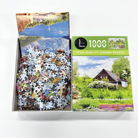 Puzzle Paysage Rural 1000 Pièces 70x50cm Impression Haute Définition Carton Écologique Jeu de Loisirs Familial