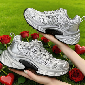 Zapatos casuales de lujo de diseñador para hombre y mujer, zapatos deportivos transpirables de malla, zapatos deportivos para correr al aire libre, zapatos de tenis. - Product Image 3