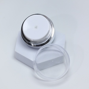 Pot à pompe sans air 15/30/50g, flacon vide en acrylique pour crème, rechargeable, cosmétique, facile à utiliser, conteneur portable, outils de maquillage de voyage - Product Image 2
