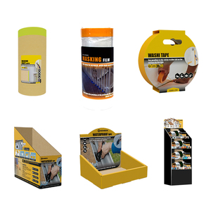 مكافحة مخصصة قبل مسجلة الرسام اللوحة الديكور خفيفة الوزن البلاستيك الكثافة اخفاء الفيلم مع الشريط لفة للسيارة - Product Image 5