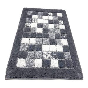 Tapis de bain MOSAICO Anthracite (110x60cm) 13623 - Product Image 1