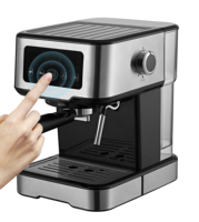 Máquina de café expreso manual profesional con pantalla táctil, nueva tecnología, 2021