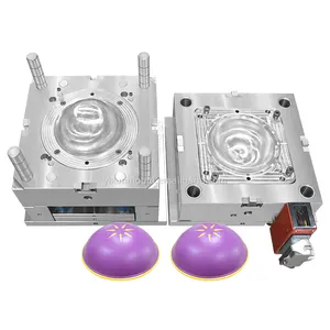double color HDPE TPE injection parts two shot 2k injection mould and moulding mold tool plastic injection overmolding