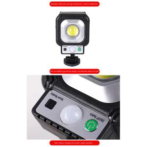 Lampe solaire COB/LED pour extérieur, lampe solaire à énergie solaire, détecteur de mouvement PIR, lumière murale étanche, décoration de jardin, éclairage mural - Product Image 5