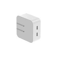 Cargadores y Adaptadores de Teléfono Premium para EE. UU., UE y Reino Unido, Cargador de Pared Plegable de 35W con Doble Puerto USB-C para iPhone y iPad