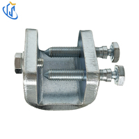 UTT1101 Barre de renforcement en acier au carbone, adaptateur de poutre, raccord anti-ondulation sismique fiable pour tuyau d'incendie d'entrepôt d'usine (en pouces)