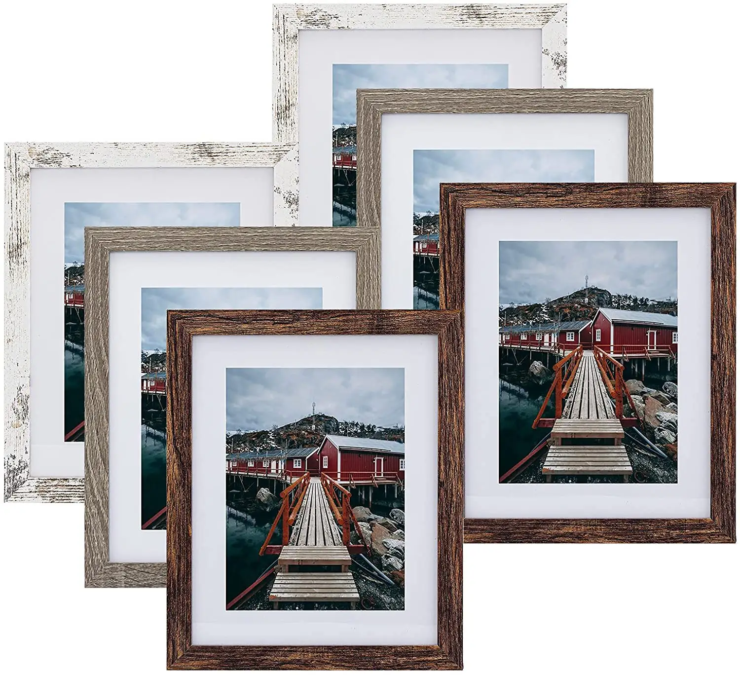 Factory Offer Vertical and Horizontal Rustic Home & Office Decor Rustic Picture Frames