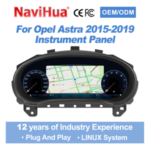 Nouvelle mise à niveau pour Opel Astra 2015-2019 : tableau de bord numérique LCD, compteur de vitesse, compte-tours, cockpit virtuel, CarPlay, Auto Meter. - Product Image 4